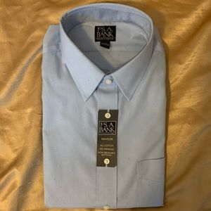 JoS A Bank Button Down Shirt Light Blue